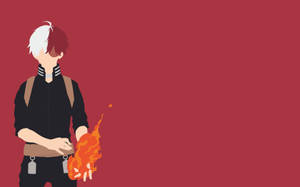 Cute Todoroki Sa Pink na wallpaper