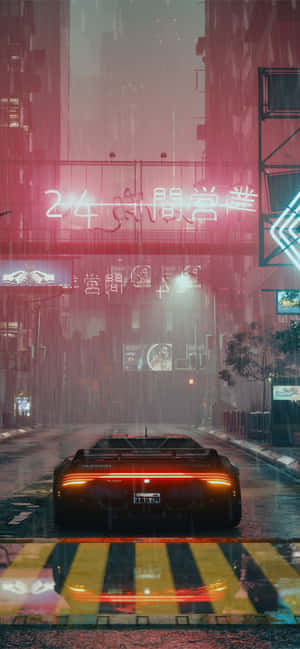 Cyberpunk 2077 Background — iPhone X Wallpaper