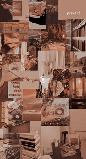 Mga larawan ng Aesthetic Brown — Aesthetic na kayumanggi Wallpaper