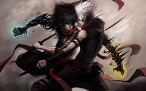 Anime Fight background — Anime laban Wallpaper