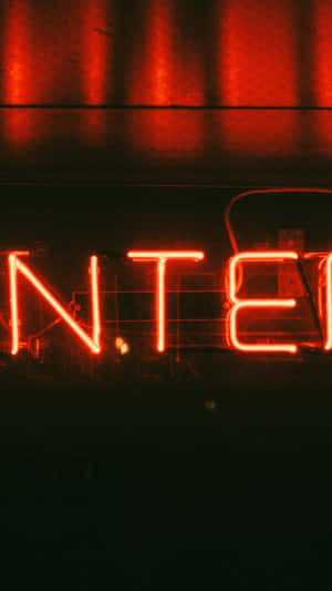 Neon Red Aesthetic — Neon Red Aesthetic Wallpaper