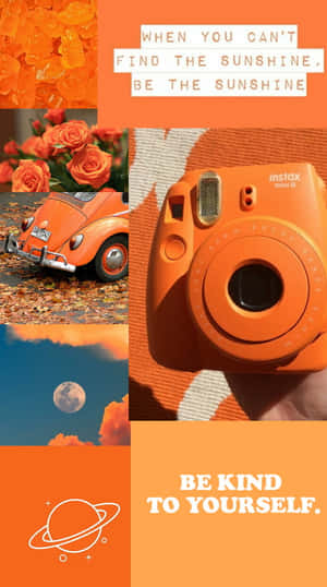 Orange Aesthetic Background — Orange aesthetic GIF Wallpaper