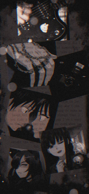 Dark Anime Alt Aesthetic — Galaxy S24 Wallpaper