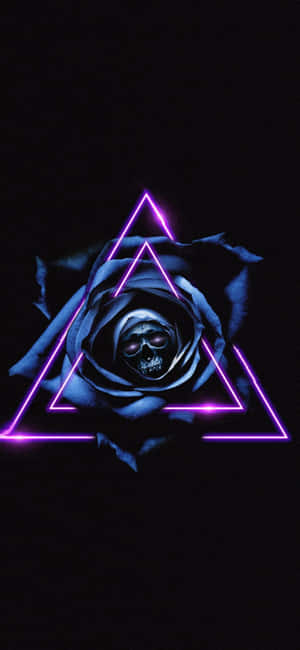 Dark Blue Rose Abstract — Galaxy S25 FE Wallpaper