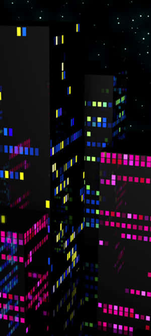 Dark City Cyber Y2K Aesthetic — Pixel 10 Wallpaper