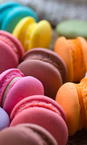 Dazzling And Vibrant Sweet Macaron — Infinix Xpad Wallpaper