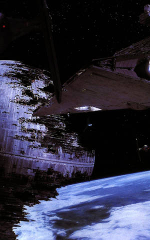 Death Star Sa Kalawakan Star Wars Tablet — Galaxy Tab S10+ Wallpaper