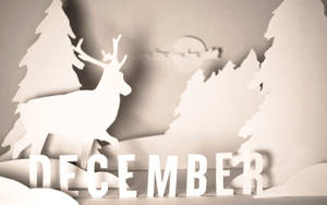 December Month Art wallpaper. — 16:10 Wallpaper