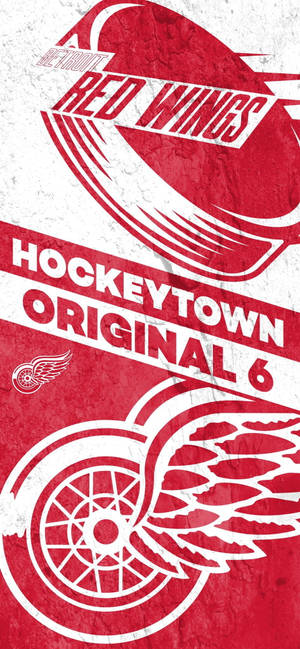 Detroit Red Wings Hockey Town wallpaper — iPhone 17 Wallpaper