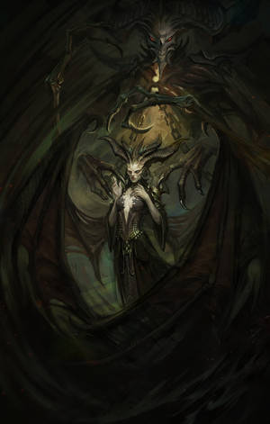 Diablo 4 Lilith claw wallpaper — Galaxy Tab Wallpaper