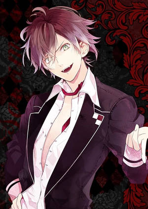 Diabolik Lovers Ayato red poster wallpaper — OnePlus Pad Go 2 Wallpaper