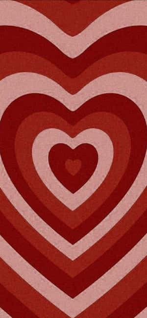 Digital Artwork Heart Shape Aesthetic Valentine's Day — Aesthetic Wallpaper