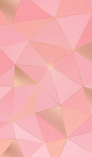 Disenyong Geometriko na Aesthetic na Rose Gold