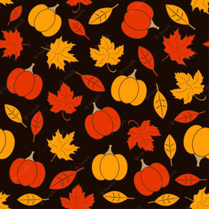 "Disenyong Wallpaper na Walang Hanging Floral Pattern" — Autumn Wallpaper