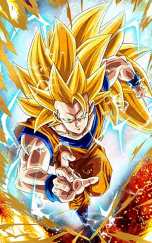 Dive into the Power of Super Saiyan — Honor Pad X8b Wallpaper