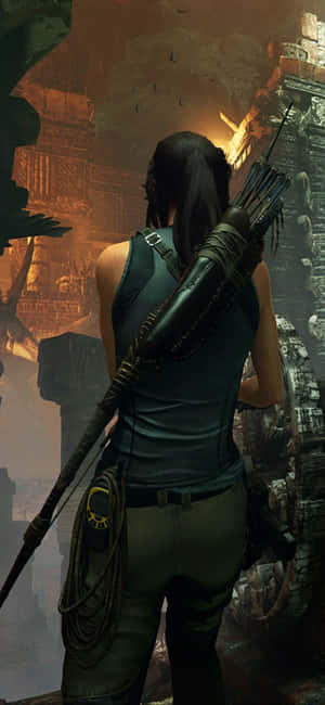 Iphone X Shadow of the Tomb Raider Background — iPhone 12 Wallpaper