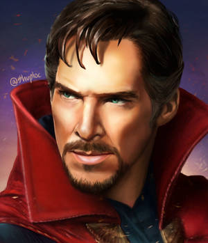 Doctor Strange close up wallpaper — Motorola Razr 70 Ultra Wallpaper