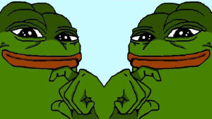 Wallpaper ng Meme Kawaii Frog Drawing