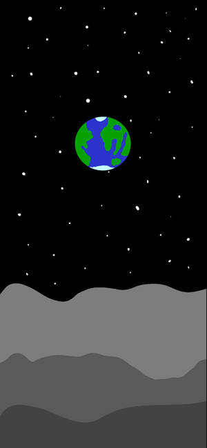 Drippy Earth In Space wallpaper — iPhone 17 Pro Wallpaper