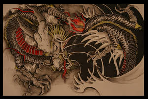 Drowing na Japanese Dragon para sa PC