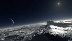 Wallpaper ng Atmospera ng Planeta ng Dwarf na si Pluto