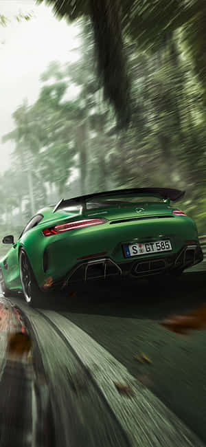 Iphone X Amg Gt-r Background — iPhone X Wallpaper