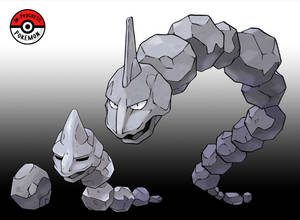Ebolusyon ng Onix Mula sa Maliit na Bato — Anime desktop Wallpaper