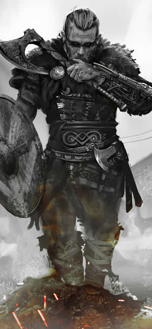 Iphone Xs Max Assassin's Creed Valhalla Background — iPhone Xs Max Wallpaper