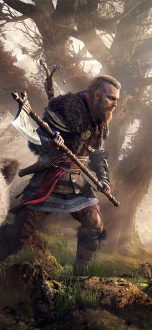Background ng Iphone Xs Max Assassin's Creed Valhalla — iPhone 15 Pro Wallpaper