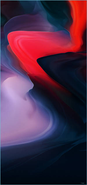 "Eleganteng OnePlus 9 Pro sa Dark Red Abstract Design"