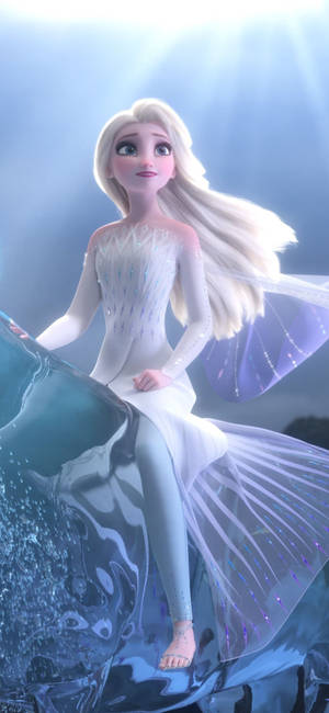 Elsa at ang Nokk horse wallpaper — iPhone 16 Wallpaper