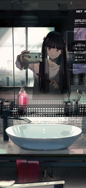 Mirror Selfie Pictures — Pixel 8 Wallpaper