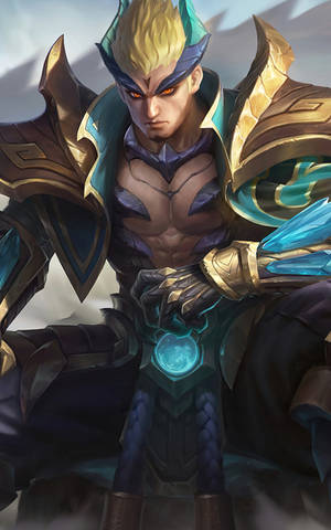 Emerald Dragon Yu Zhong Digital Art — Honor Pad 20 Wallpaper