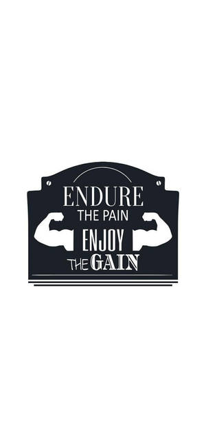 Endure Pain Motivational Iphone — Galaxy S24 Wallpaper