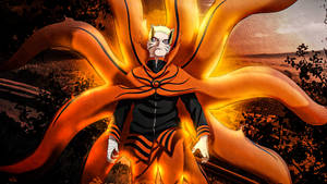 Naruto Baryon Mode sa Labas — Naruto Baryon Mode Wallpaper