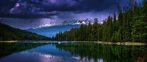 Scenic Blue Nature Ultrawide na wallpaper.