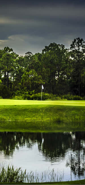 Iphone X Golf Course Background — Oppo K14 Lite Wallpaper