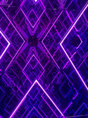 Purple na Neon Background — iPad Pro Wallpaper