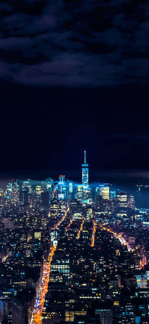 Iphone X New York Background — Galaxy A56 Wallpaper