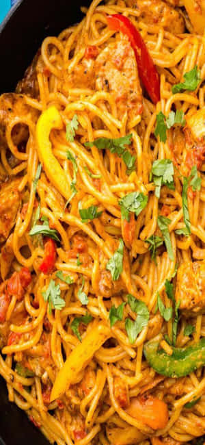 Iphone X Pasta Background — iPhone 13 Pro Max Wallpaper