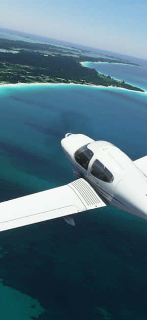 Background ng Iphone Xs Microsoft Flight Simulator — iPhone 14 Plus Wallpaper