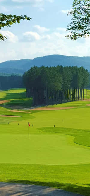 Iphone X Golf Course Background — iPhone 17e Wallpaper