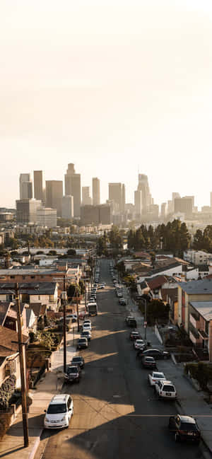 Neighborhood Background — Galaxy S26 Wallpaper