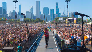 Lollapalooza Chicago Daytime wallpaper — Studio Display Wallpaper
