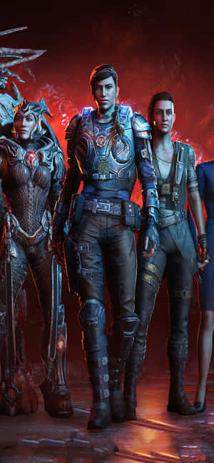 Iphone Xs Max Gears Of War 5 Background — iPhone 14 Pro Wallpaper