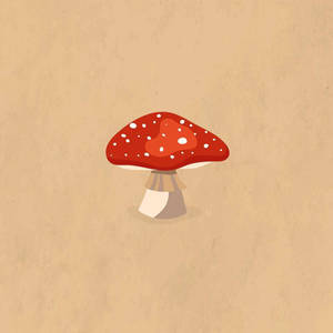 Estetika ng Pulang Sumbrerong Kabute — Mushroom Aesthetic Wallpaper