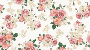 Estetikang Vintage na Rosas na Kulay Rosas