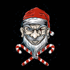 Wallpaper ng Evil Pirate Santa — Huawei nova Flip Wallpaper