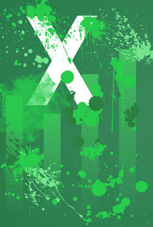 Excel Grungy X Logo — Huawei MatePad Pro Max Wallpaper