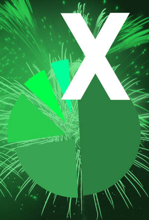 Excel Microsoft X Logo — Huawei MatePad Pro Max Wallpaper